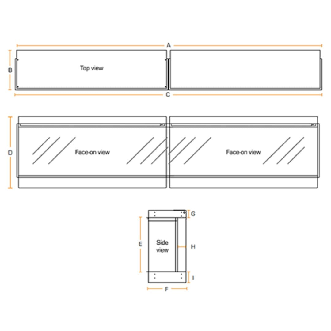 British Fires New Forest 2400 Inset Electric Firebox with Deluxe Real Logs