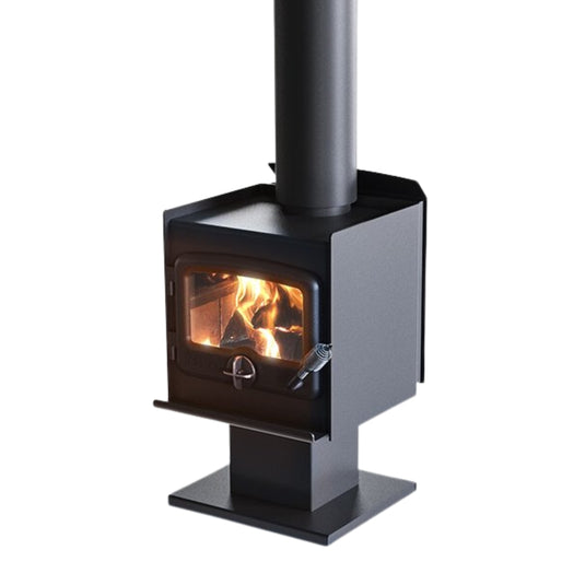 Nectre N15 Freestanding Wood Heater on Pedestal