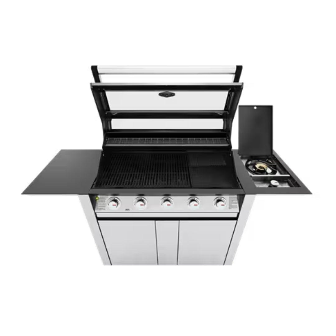 Beefeater 1600 Series 5 Burner BBQ On Trolley W/Side Burner