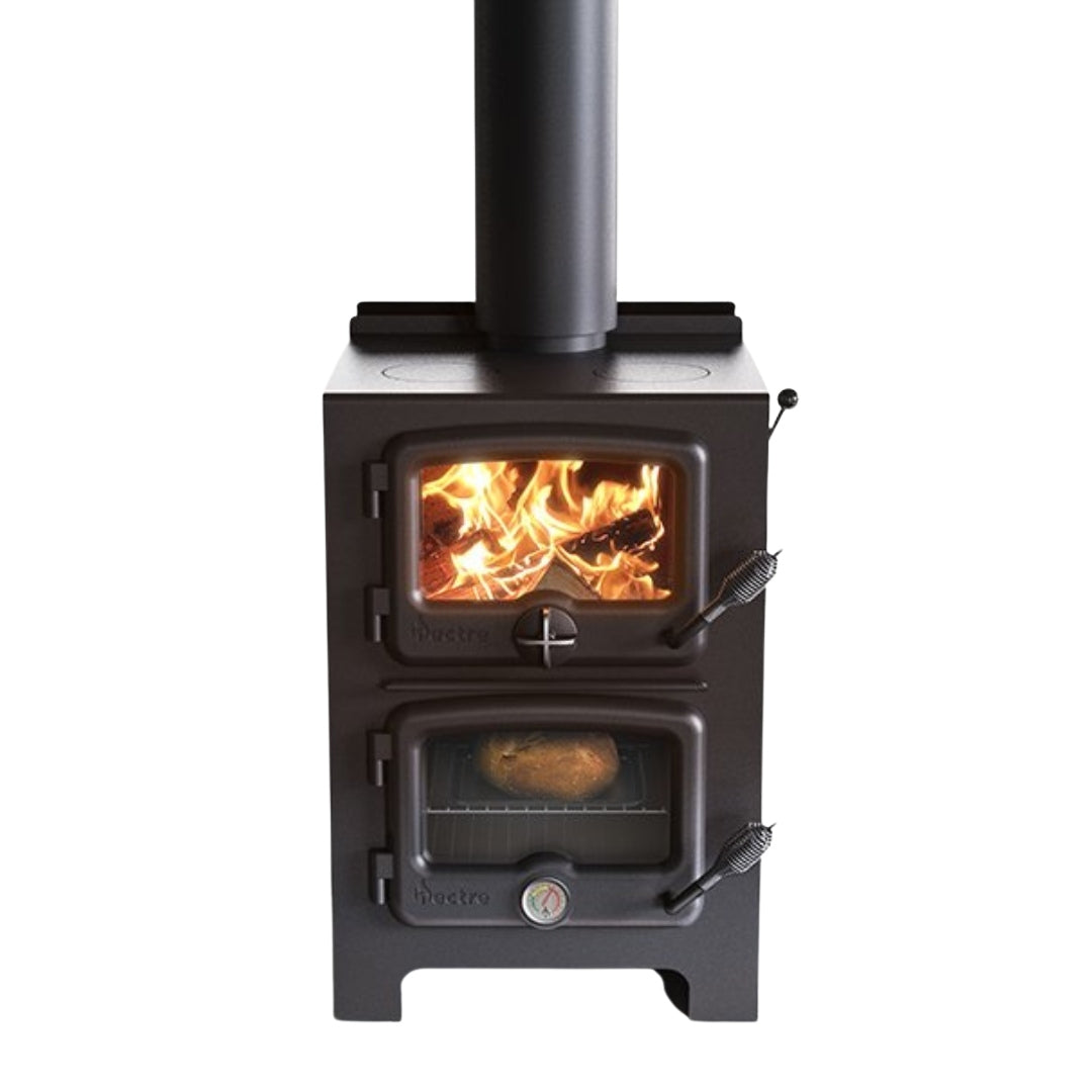 Nectre Bakers Oven Freestanding Wood Stove – BBQs Fireplaces