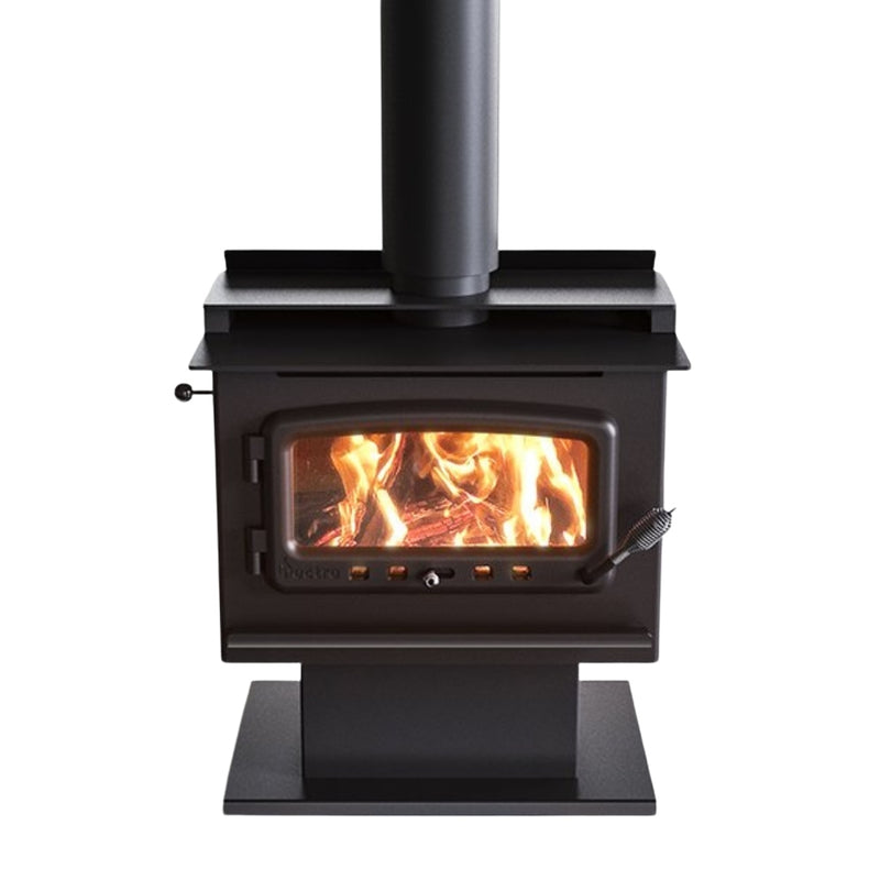 Load image into Gallery viewer, Nectre Mega Freestanding Wood Heater On Pedestal

