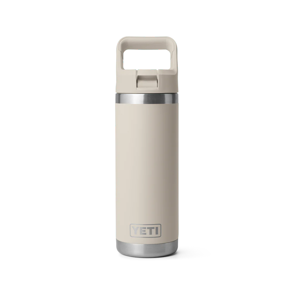 Yeti Rambler 18oz Bottle with Straw Lid | Canyon Red