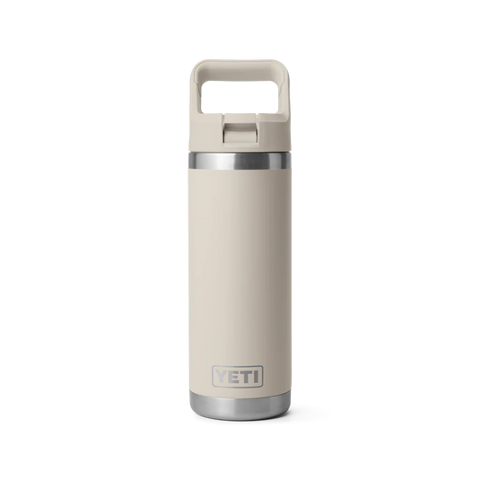 Yeti Rambler 18oz Bottle with Straw Lid | Canyon Red