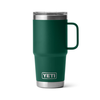 Yeti Rambler 20oz Travel Mug with Stronghold Lid | Black Forest Green