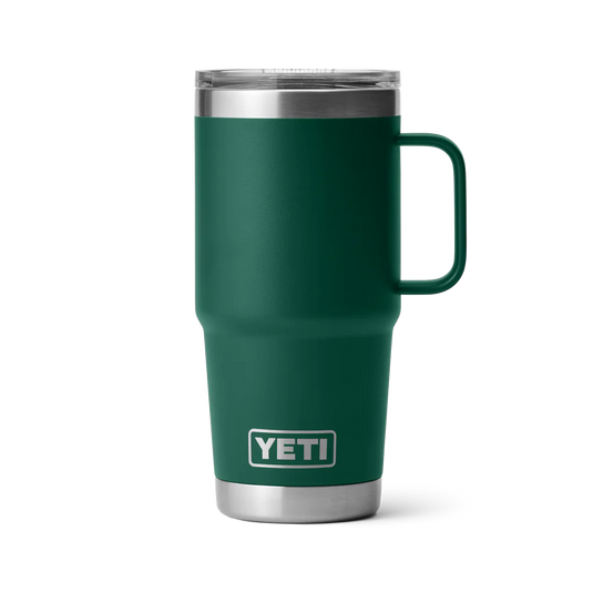 Yeti Rambler 20oz Travel Mug with Stronghold Lid | Black Forest Green