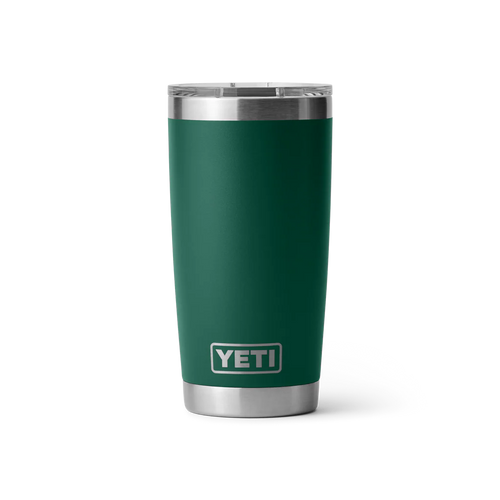 Yeti Rambler 20oz Tumbler with MagSlider Lid | Black Forest Green