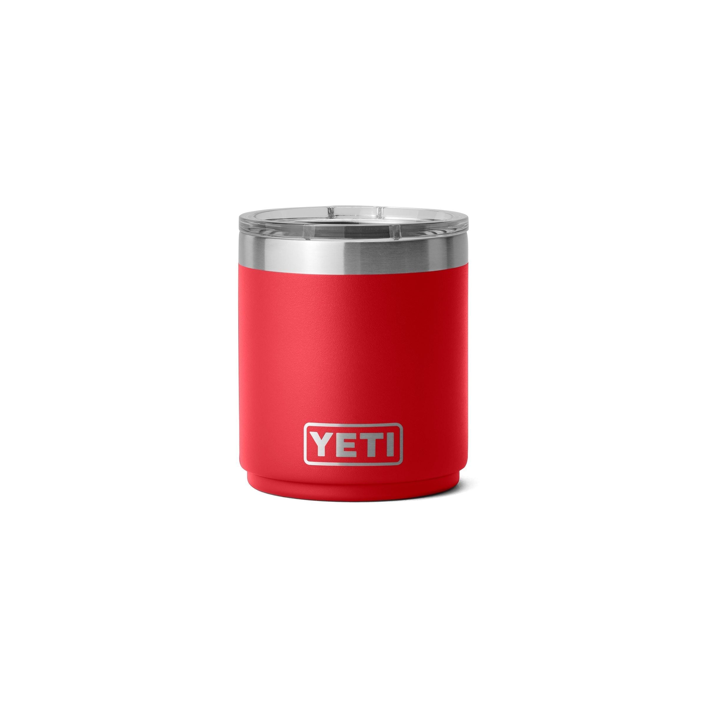 Yeti Rambler 10oz Stackable Lowball with MagSlider Lid | Rescue Red