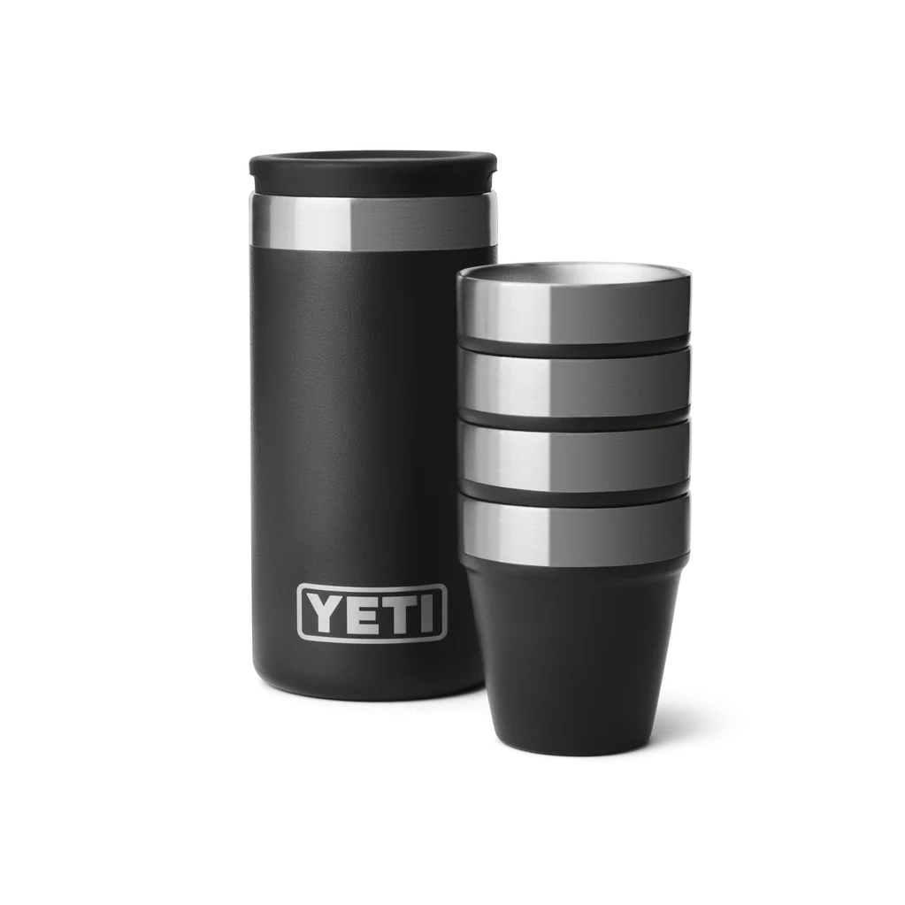 Yeti Shot Glasses and Case | Black