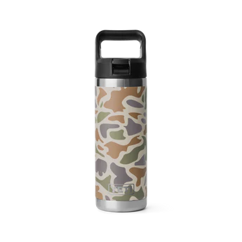 Yeti Rambler 18oz Bottle with Straw Lid | Canyon Red