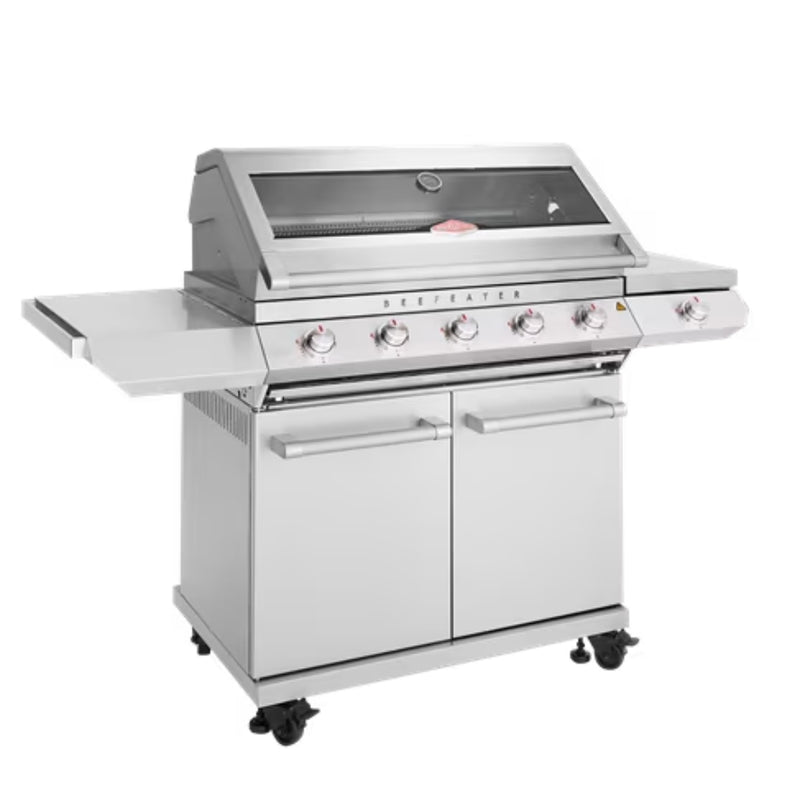 Load image into Gallery viewer, Beefeater 7000 Series 5 Burner BBQ On Trolley W/Side Burner
