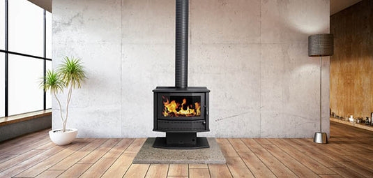Coonara | Firelight Bay Window Freestanding Wood Heater