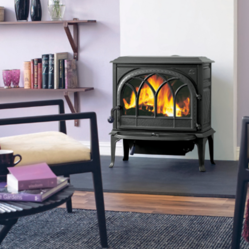 Load image into Gallery viewer, Jotul F400SD Freestanding Wood Heater Eco Black Painted
