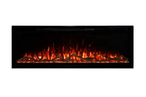 Modern Flames 50in Spectrum Slimline Electric Wall Mount Heater with Log Set