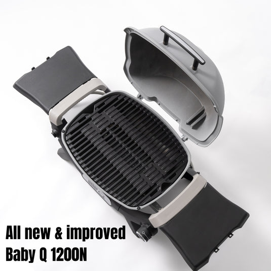 Weber 2023 Release Baby Q1200N LP Charcoal Grey