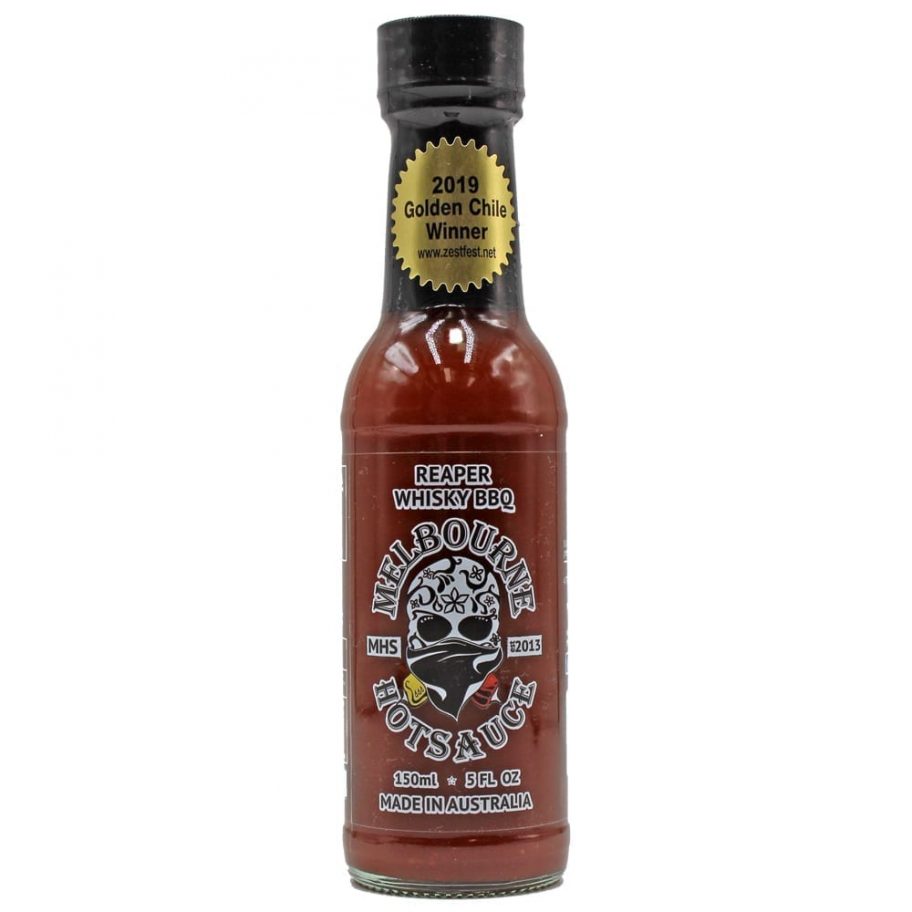 Melbourne Reaper Whisky Hot BBQ Sauce