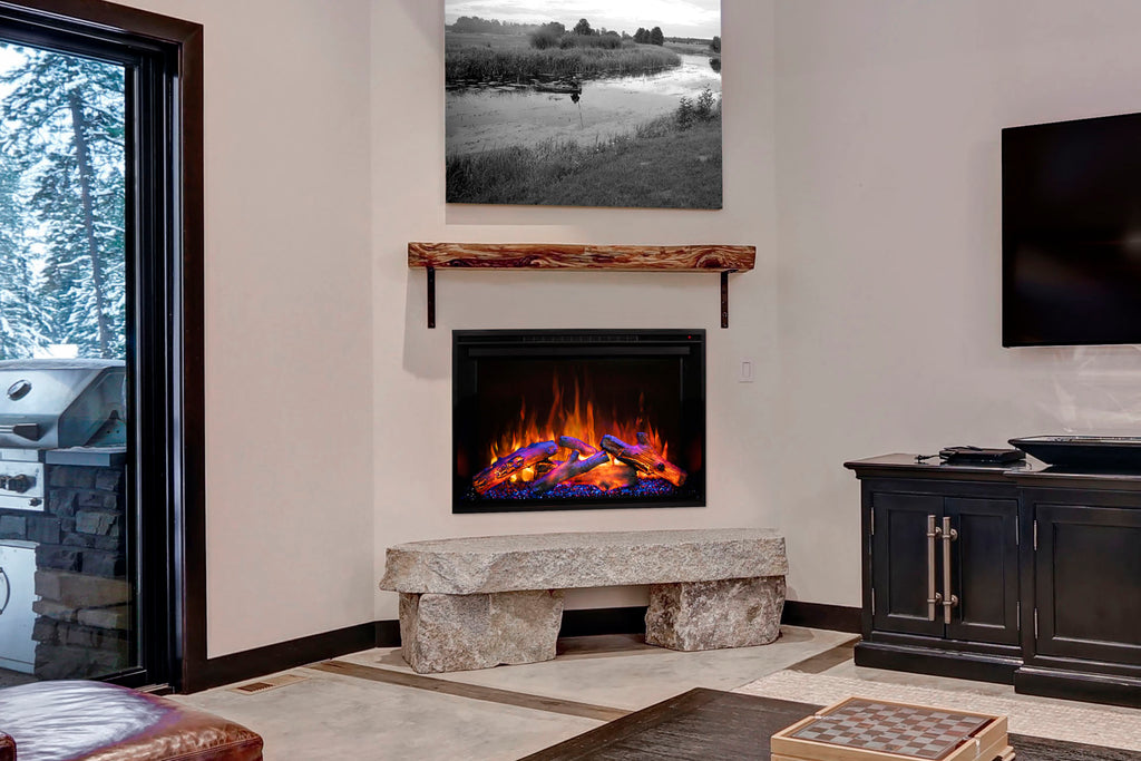 Modern Flames Redstone 36in Electric Firebox with 1.5in Trim