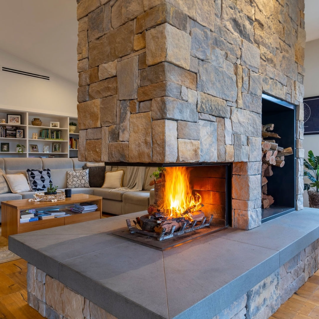 Sculpt Axis EPI950 Three Sided Wood Fire with Swing and Lift Door