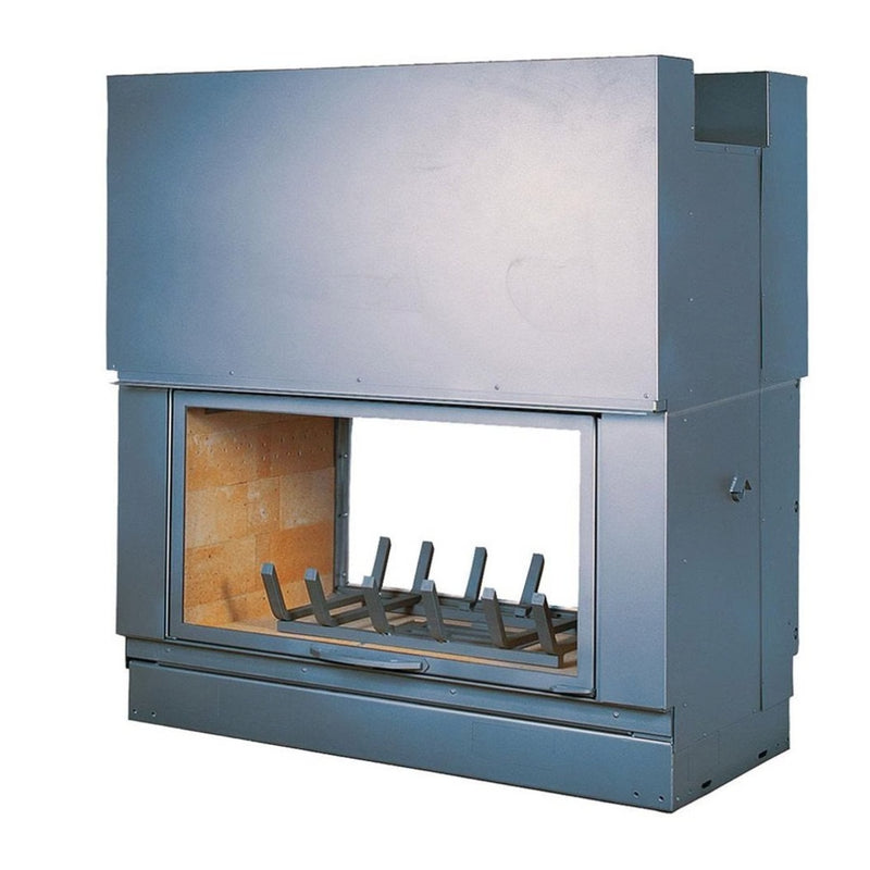 Load image into Gallery viewer, Sculpt Axis H1200 Double Sided Wood Fire with Swing and Lift Door
