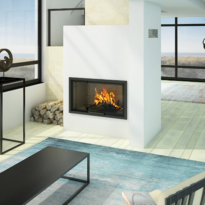 Load image into Gallery viewer, Sculpt Axis H1200 Wood Fire with Swing and Lift Door
