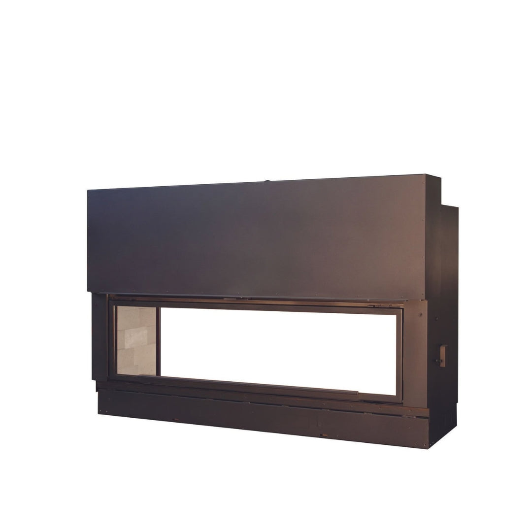 Sculpt Axis H1600 XXL Double Sided Wood Fire with Swing and Lift Door