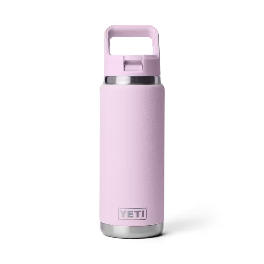 Yeti Rambler 26oz Bottle with Straw Lid | Cherry Blossom