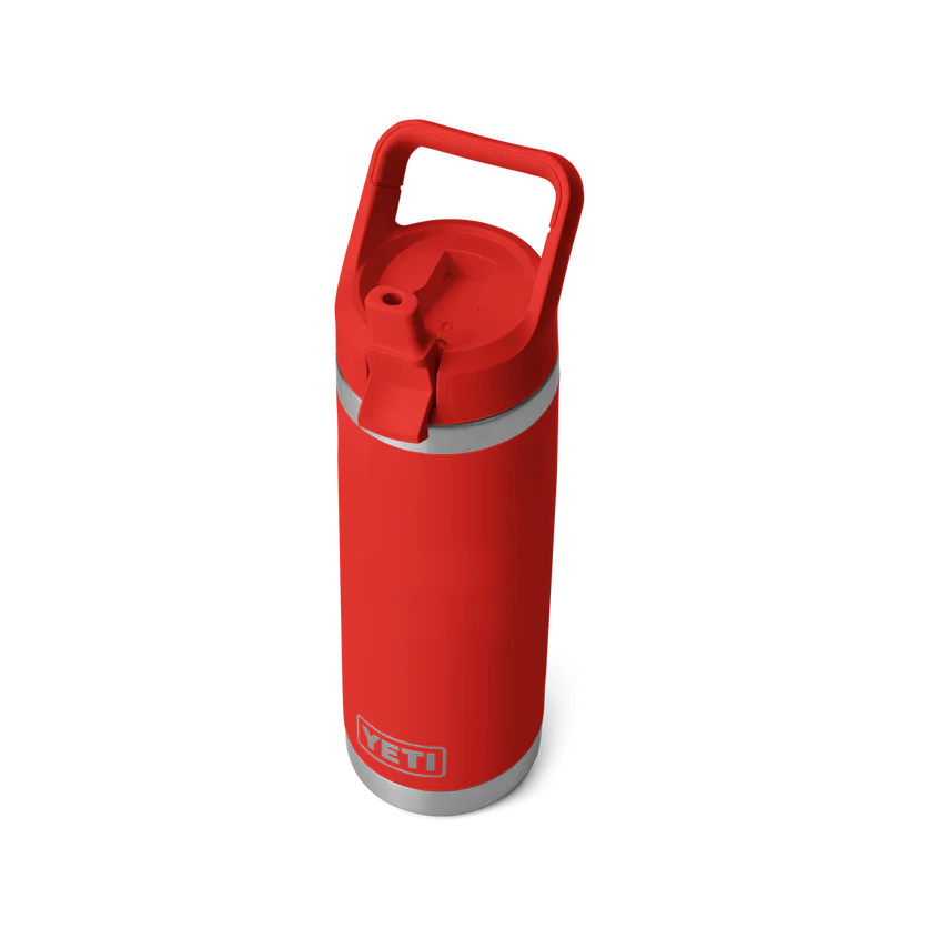 Yeti Rambler 18oz Bottle with Straw Lid | Canyon Red