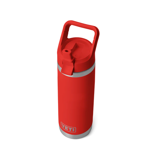 Yeti Rambler 18oz Bottle with Straw Lid | Canyon Red