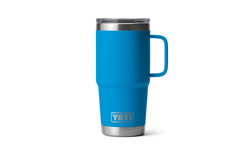 Load image into Gallery viewer, Rambler 20oz Travel Mug Big Wave Blue/Navy with Stronghold Lid
