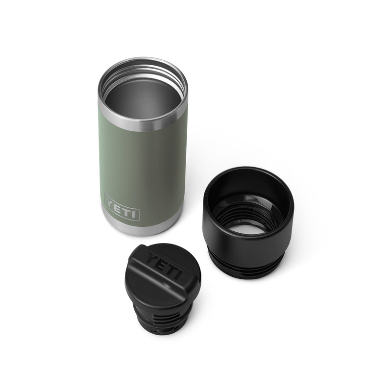 Load image into Gallery viewer, Yeti Rambler 12oz Bottle Camp Green with Hotshot Cap | Limited Edition
