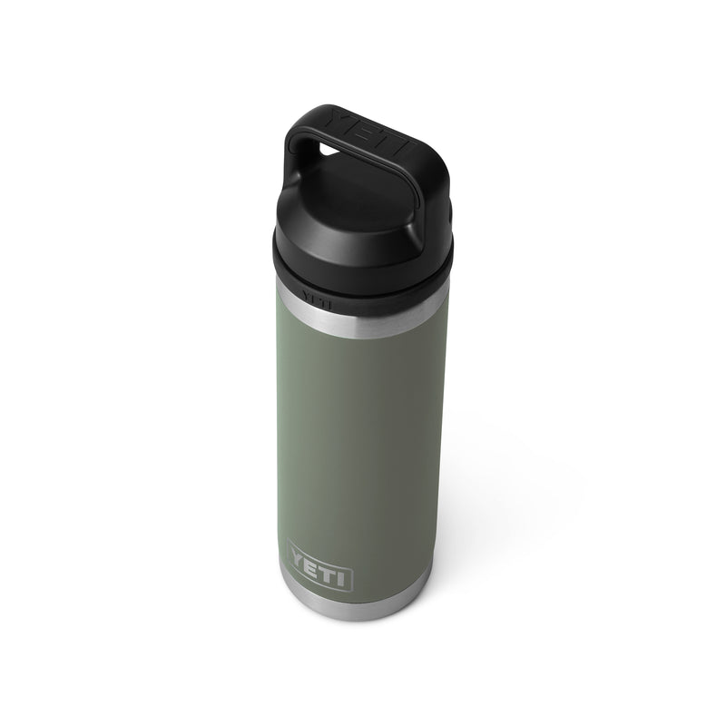 Load image into Gallery viewer, Yeti Rambler 18oz Bottle Camp Green with Chug Cap | Limited Edition
