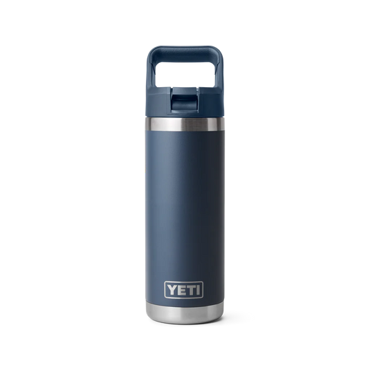 Yeti Rambler 18oz Bottle with Straw Lid | Canyon Red