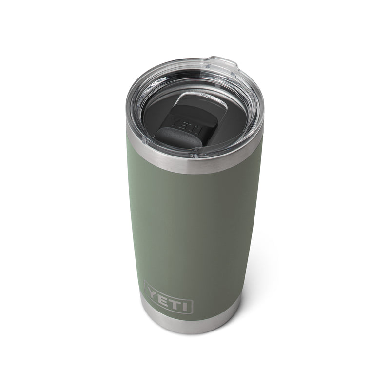 Load image into Gallery viewer, Yeti Rambler 20oz Tumbler Camp Green with MagSlider Lid | Limited Edition
