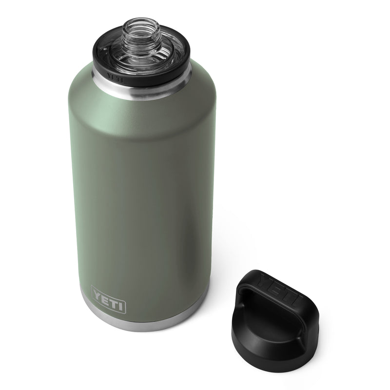 Load image into Gallery viewer, Yeti Rambler 64oz Bottle Camp Green with Chug Cap | Limited Edition

