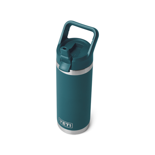 Yeti Rambler 18oz Bottle with Straw Lid | Agave Teal