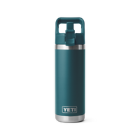 Yeti Rambler 18oz Bottle with Straw Lid | Agave Teal