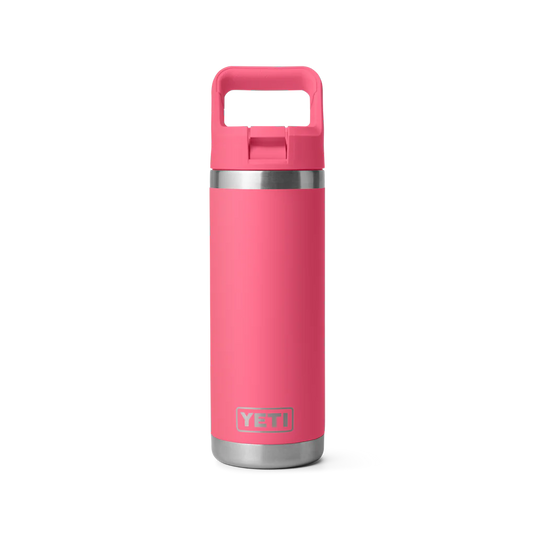 Yeti Rambler 18oz Bottle with Straw Lid | Canyon Red