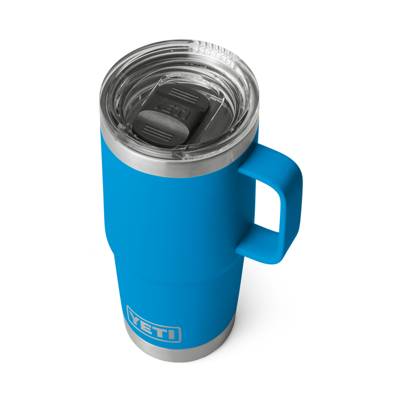 Load image into Gallery viewer, Rambler 20oz Travel Mug Big Wave Blue/Navy with Stronghold Lid
