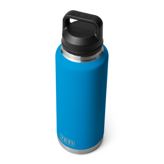 Yeti Rambler 46oz Bottle with Chug Lid | Big Wave Blue