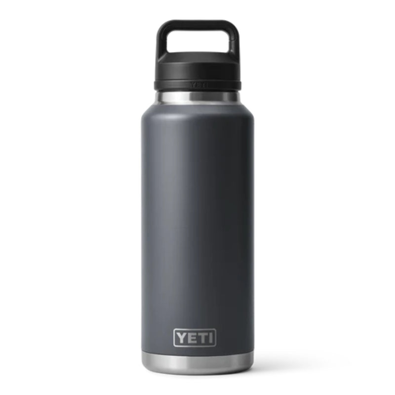 Load image into Gallery viewer, Yeti Rambler 46oz Bottle Charcoal with Chug Cap
