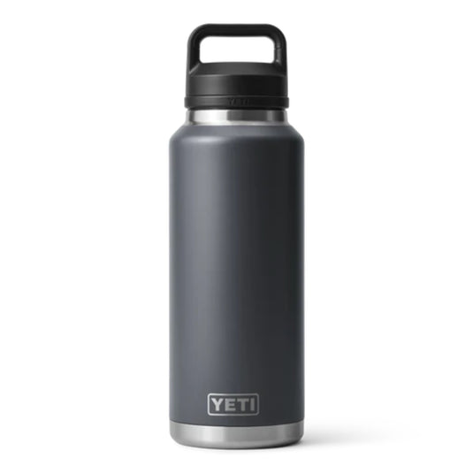 Yeti Rambler 46oz Bottle Charcoal with Chug Cap