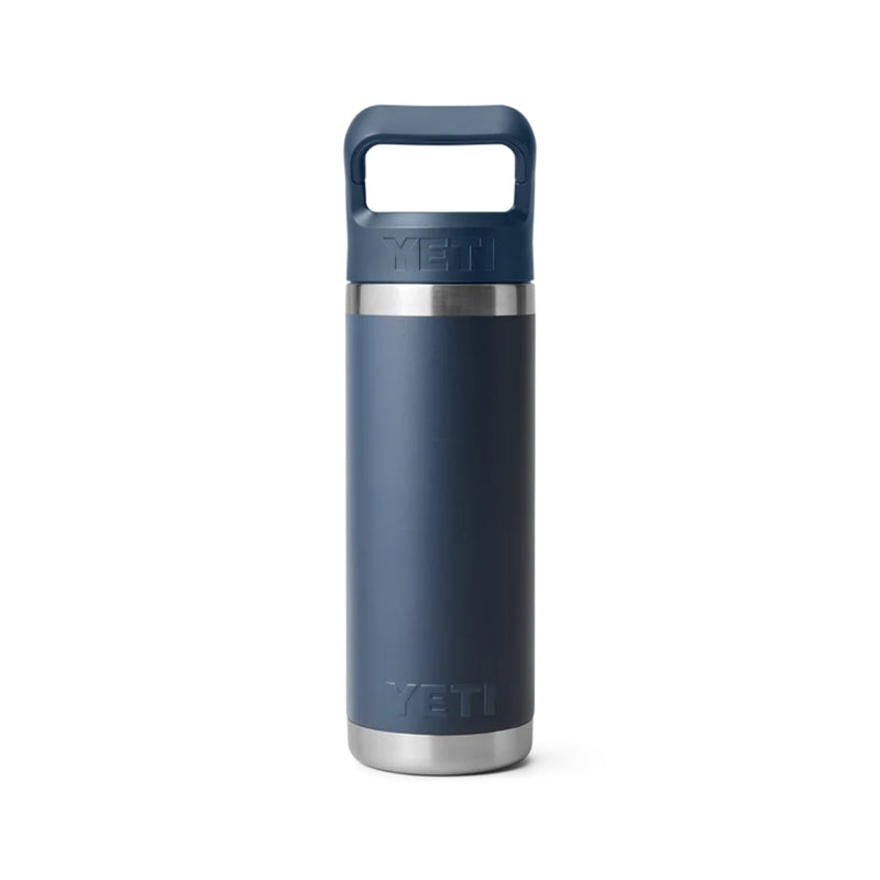 Load image into Gallery viewer, Yeti Rambler 18oz Bottle Navy With Straw Cap
