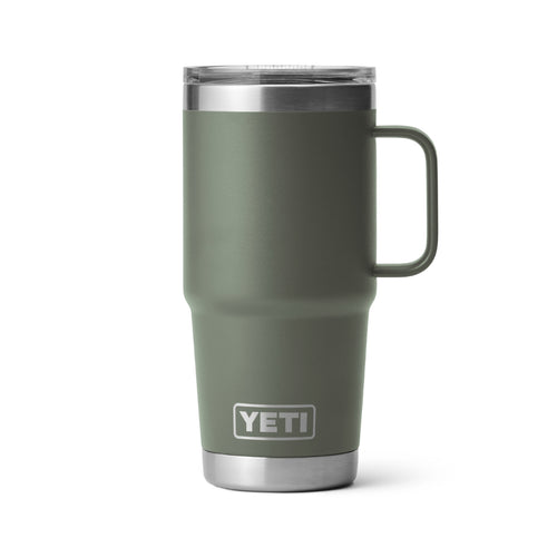Yeti Rambler 20oz Travel Mug Camp Green with Stronghold Lid | Limited Edition