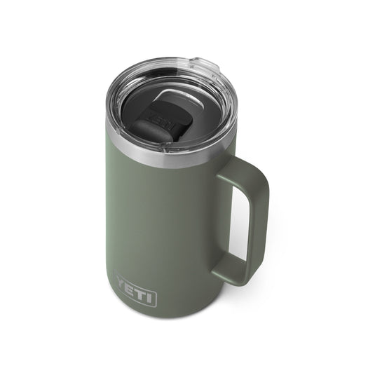 Yeti Rambler 24oz Mug Camp Green with MagSlider Lid | Limited Edition