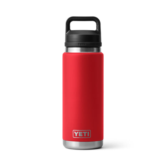 Yeti Rambler 26oz Bottle with Chug Cap Rescue Red