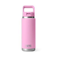 Yeti Rambler 26oz Bottle with Straw Lid | Power Pink