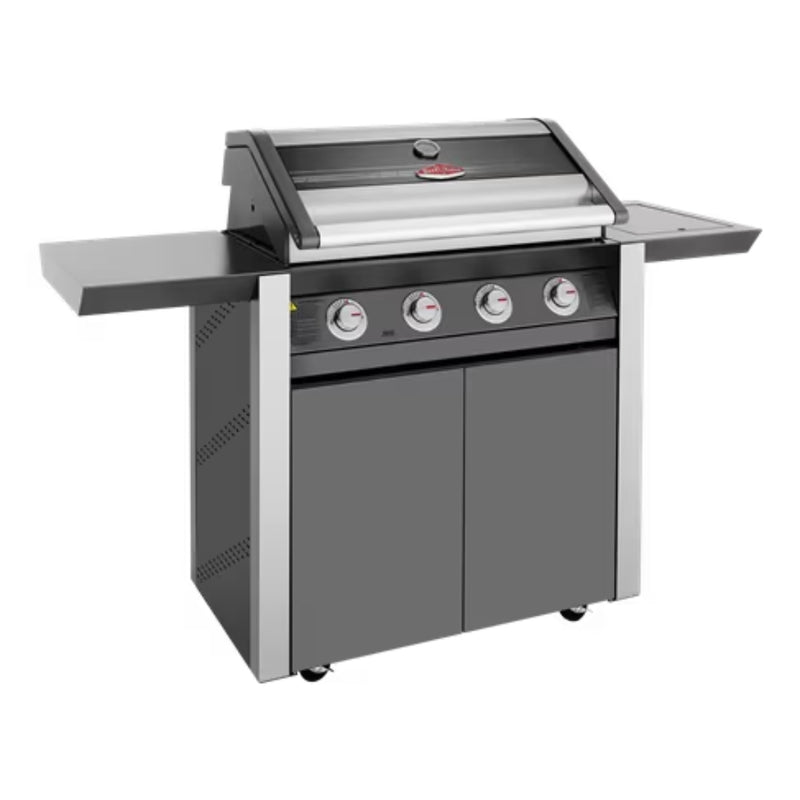 Load image into Gallery viewer, Beefeater 1600 Series 4 Burner Dark BBQ on Trolley W/Side Burner
