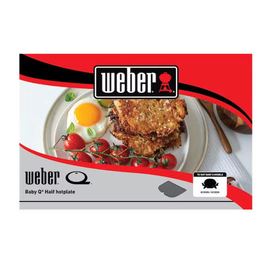 Weber 2023 Release Baby Q1000N Series Half Hotplate