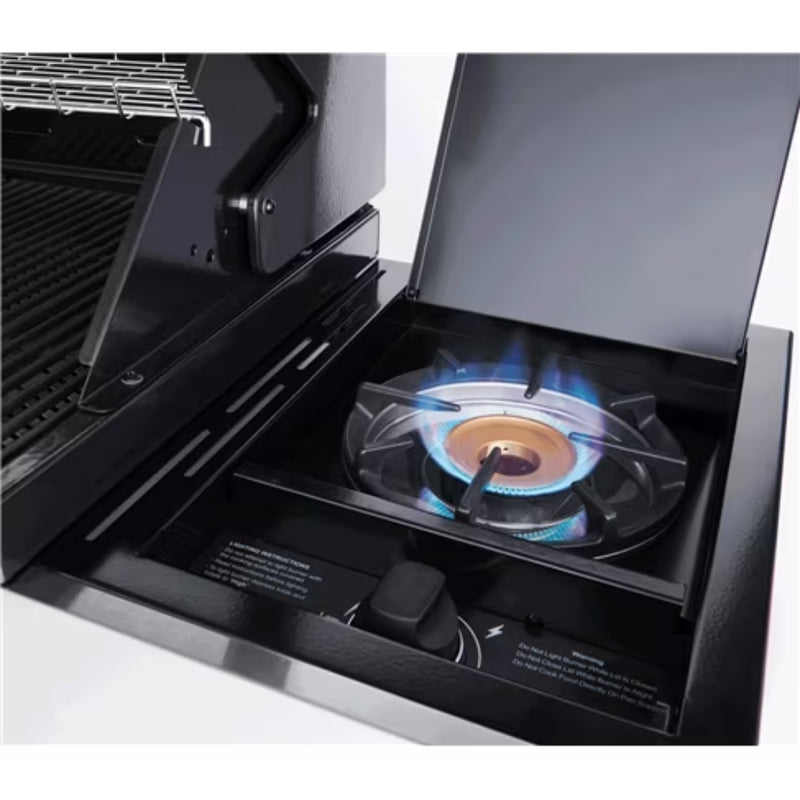 Load image into Gallery viewer, Beefeater 1200 Series 4 Burner Black BBQ On Trolley W/Side Burner
