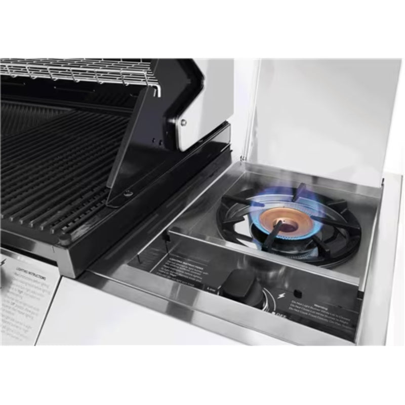 Load image into Gallery viewer, Beefeater 1200 Series 5 Burner Stainless Steel BBQ On Trolley W/Side Burner
