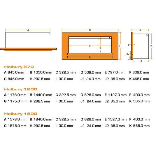 British Fires Holbury 1200 Electric Suite with Deluxe Real Logs And Grey Frame